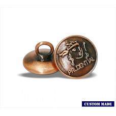 Uniform accessories - antique copper plated button